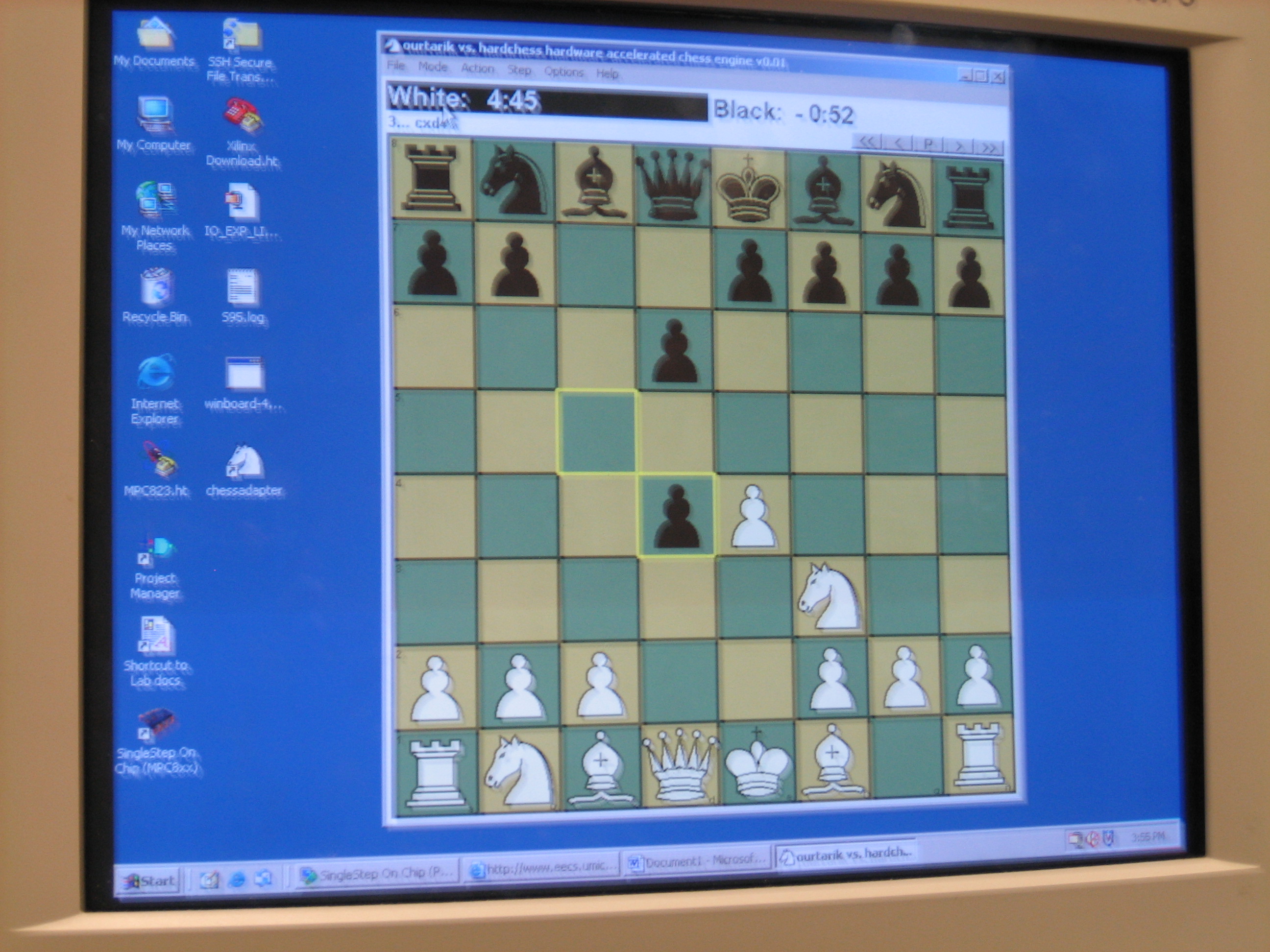 Chess engine HMI (WinBoard)