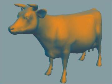 colored cow