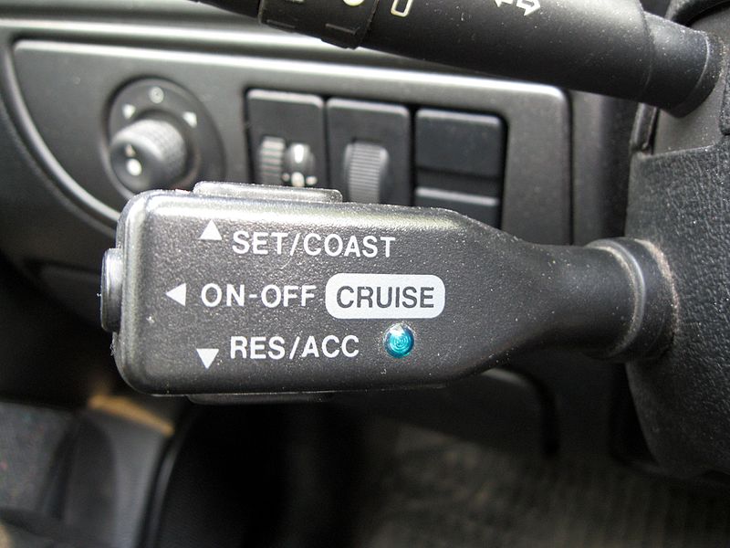 Cruise control stalk