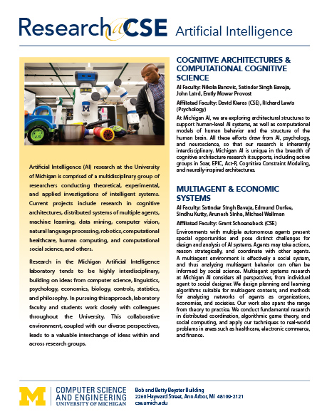 AI research flyer