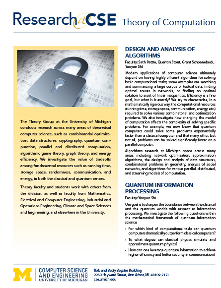 Theory research flyer