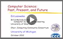Ed Lazowska Distinguished Lecture