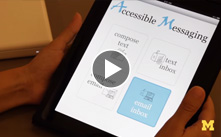 Accessible messaging enables communication
